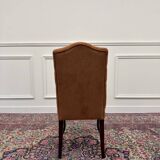 Set of Classic English Upholstered Chesterfield Chairs