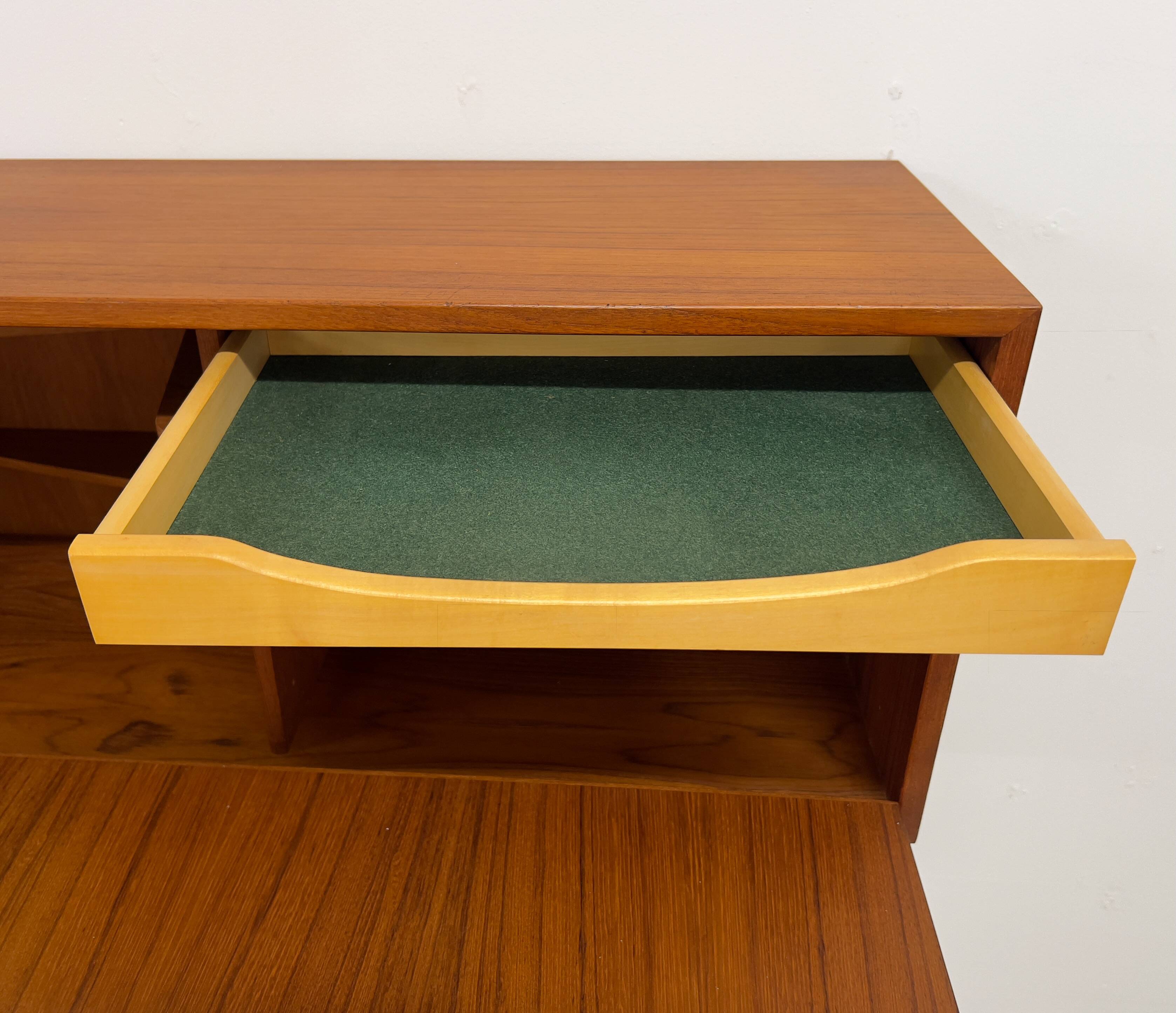 Teak Bar Cabinet By Kai Kristiansen For Feldballes, 1960s