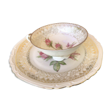 Old German porcelain cup and plate