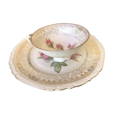 Tasse et assiette ancienne en porcelaine allemande
