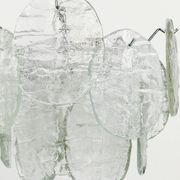 J.T. Kalmar Vienna Lustre Mid-Century in Glazed Glass, Austria, 1960s