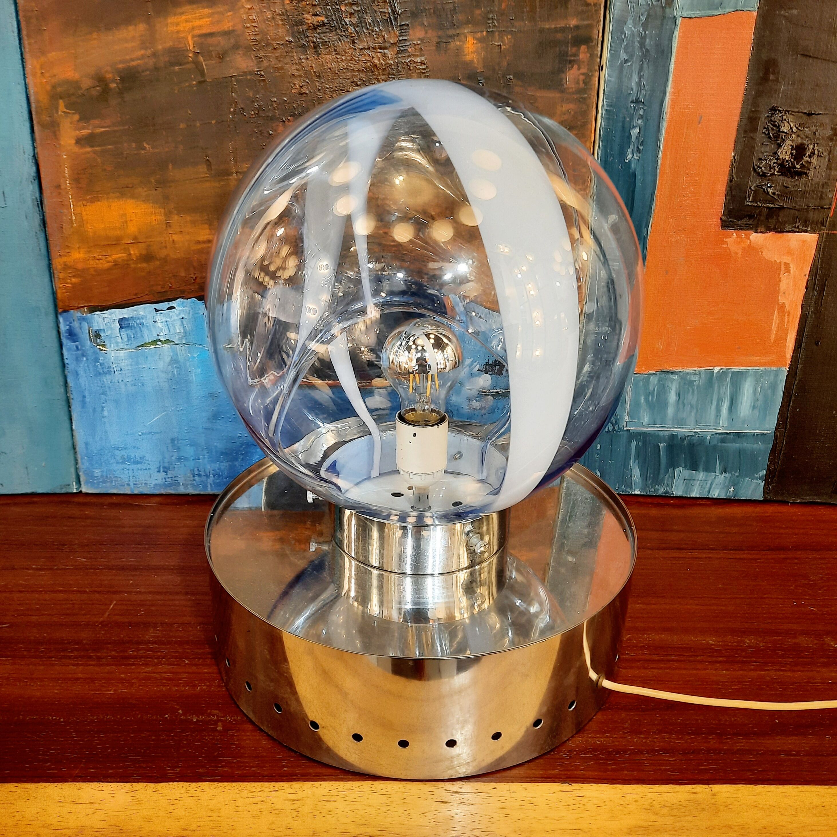 Table lamp "Membrane" by Toni Zuccheri, Venini, 1960