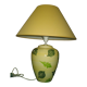Ceramic lamp + yellow shade