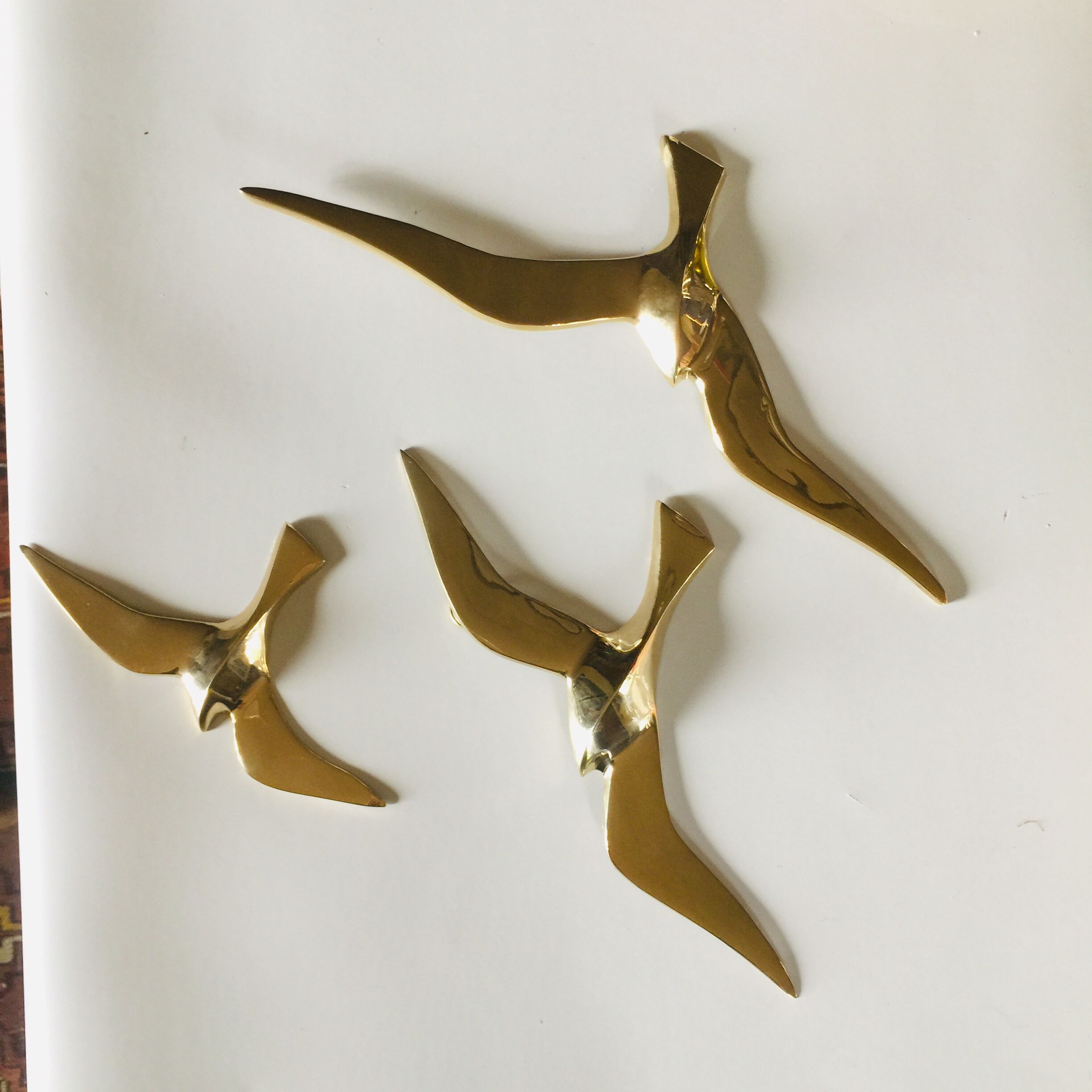 brass seagulls, trio