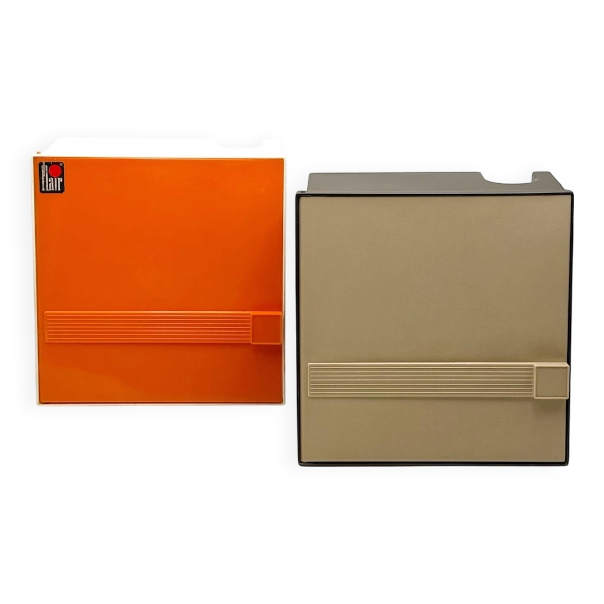 Vintage Plastic Wall Cabinets by Flair, 1970s