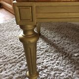 Golden low chair