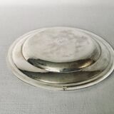 Plat en argent massif au vieillard