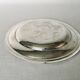 Plat en argent massif au vieillard