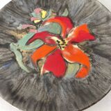 Rare plate bel delecourt quimper antique