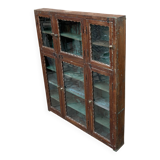 glass library in Burmese teak