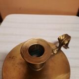 Golden candle holder