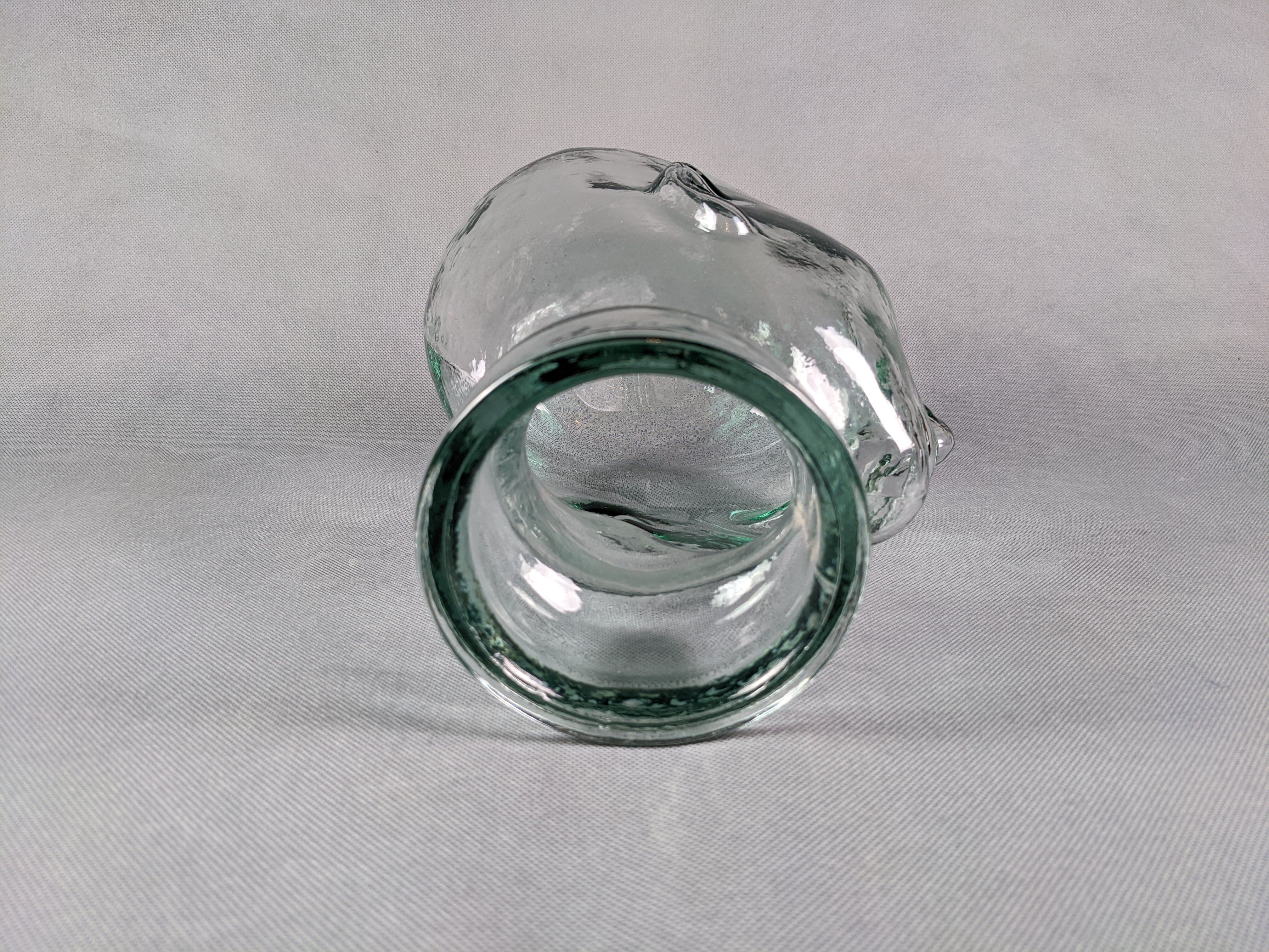Glass head, hat holder or decoration, 70s-80s