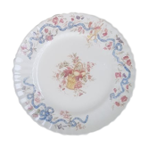Assiette en terre de fer longchamps modèle rubans