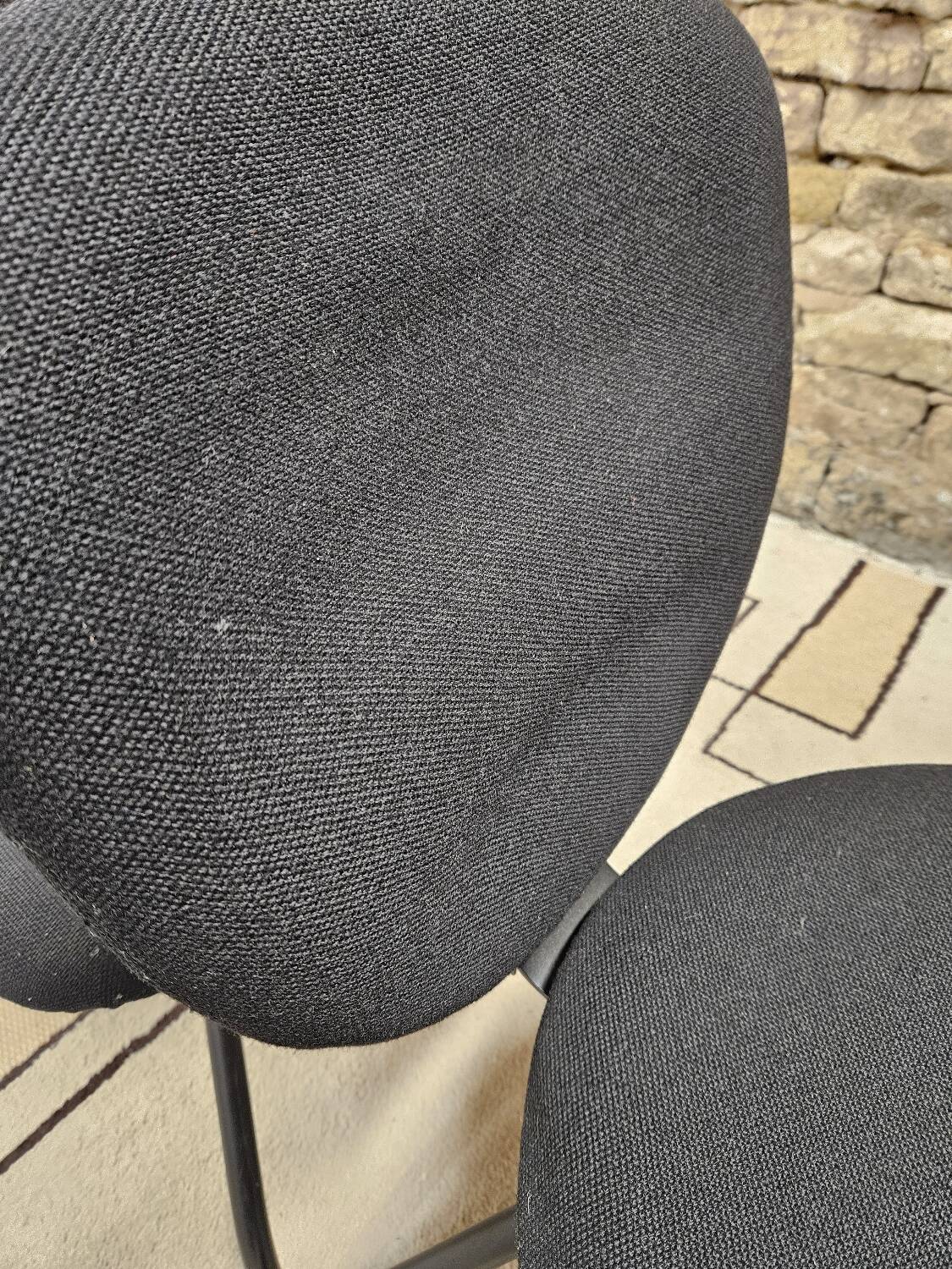 Set of 4 vintage design ergonomic chairs