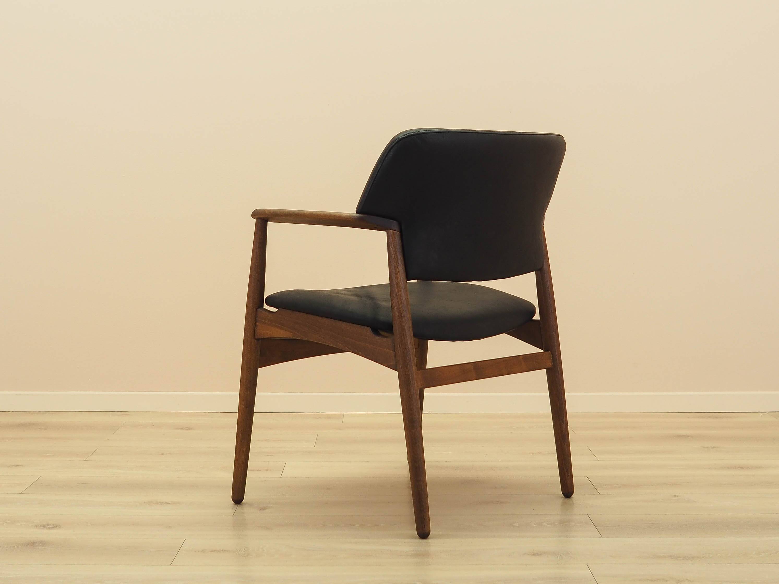Larsen & Madsen Oak Lounge Chair for Fritz Hansen, 1970s