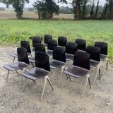 Set of 14 Galvanitas S22 chairs