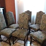 6 upholstered chairs
