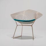 18K gold diamond chair Harry Bertoia for Knoll International USA