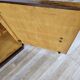 1940 Art Decò nightstands in walnut with door and shelf