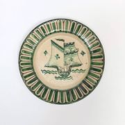 4 Vietri plates decorated by Fabbrica Ceramica Avallone, 1930s