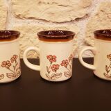 3 vintage BILTONS mugs