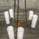 Chandelier by Uno & Östen Kristiansson for Luxus, 1950s