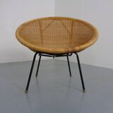Mid-Century Modern Wicker Chair by Paul McCobb, USA, 1950s