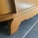 Rotating wooden bar cart from the 1950s.