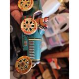Vintage tin toy wind-up car: Ballor Cord