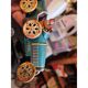 Vintage tin toy wind-up car: Ballor Cord