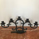 Wrought iron candlestick 5 branches