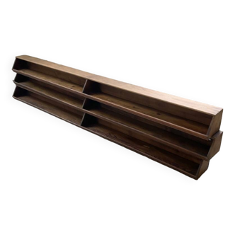 XL wooden wall storage