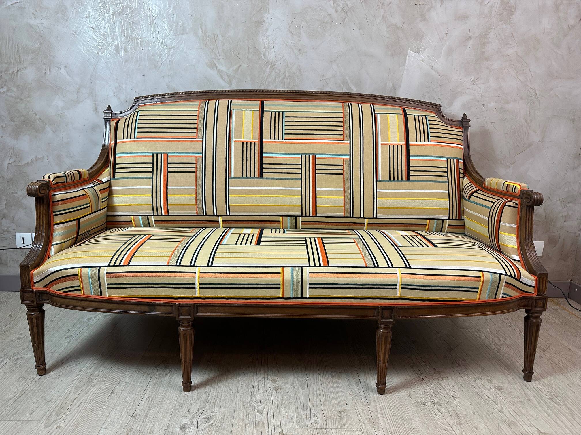 Louis XVI style sofa refurbished