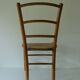Chaise de nourrice ancienne en bois