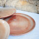 Set of 4 dessert plates in Grès du Marais