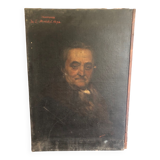 Portrait of a man oil on canvas 19th century
