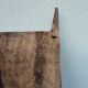 Old carved Dogon attic door – Mali – traditional lock