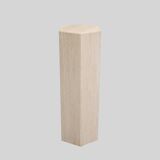 Vintage Travertine Pedestal, 1980s.