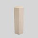 Vintage Travertine Pedestal, 1980s.