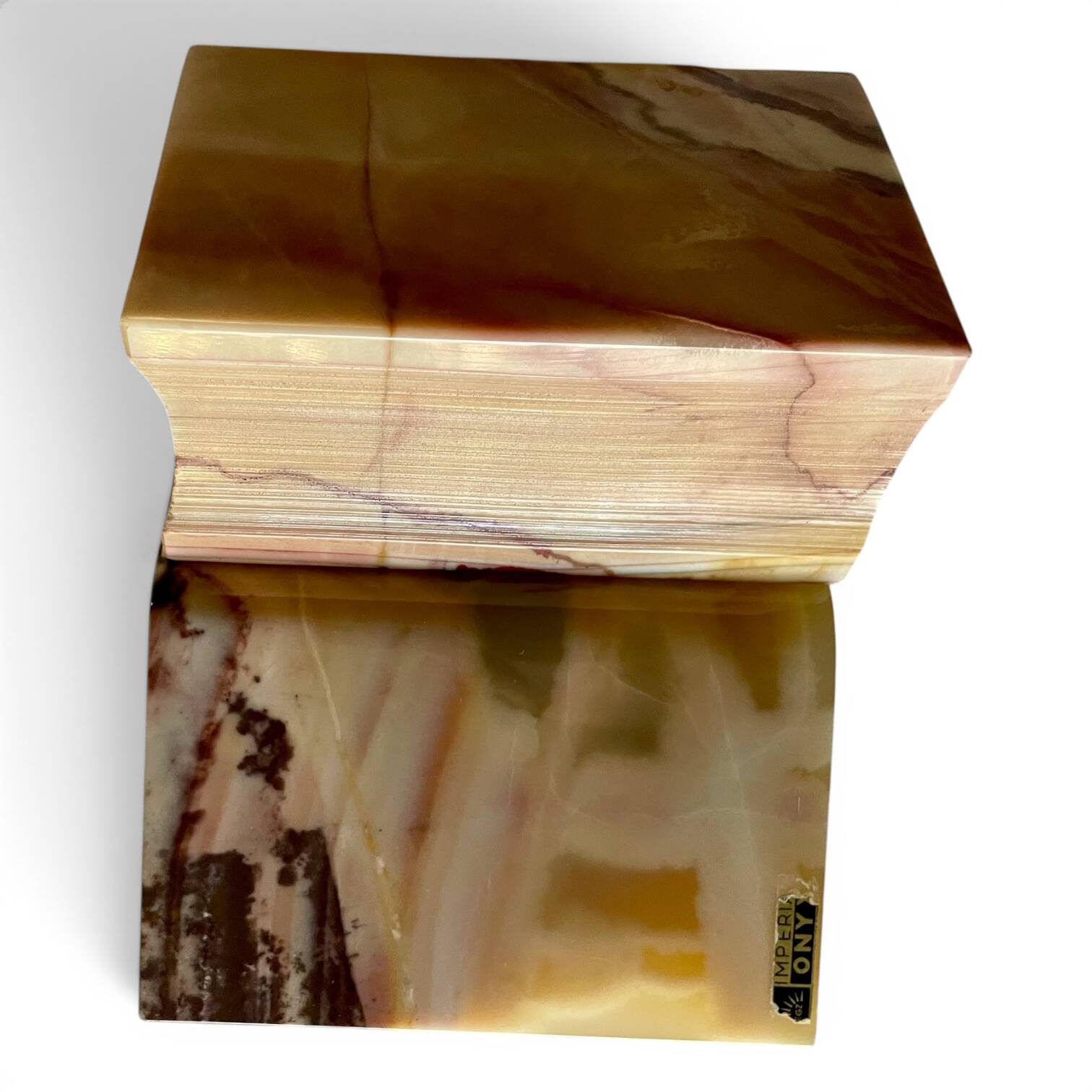 Pair of Vintage Imperial Onyx Bookends, Germany, 20th Century