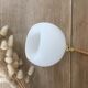 Vintage opaline golden thread walking lamp