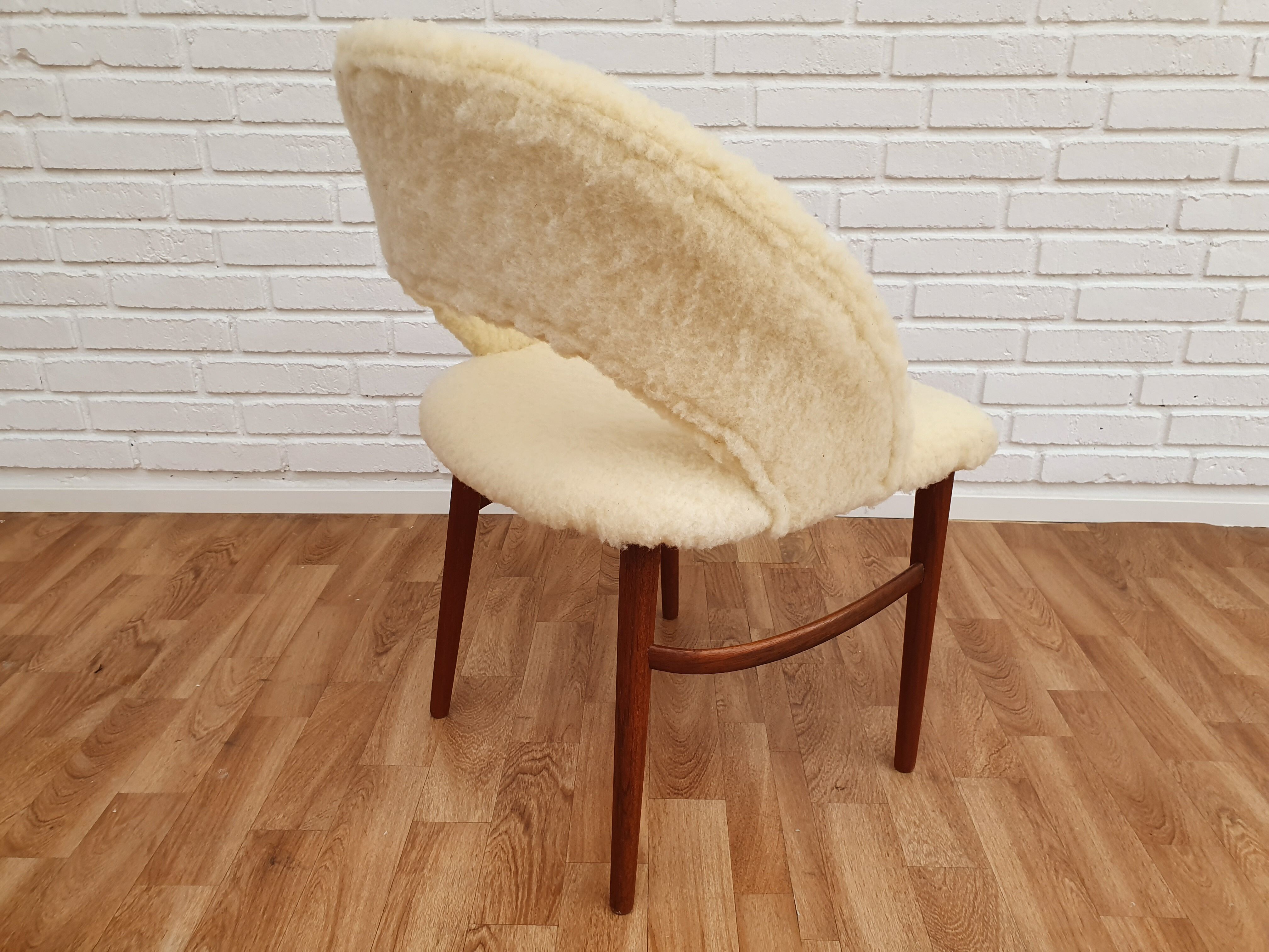 Frode Holm, Danish make up chair, 60s, completely renovated
