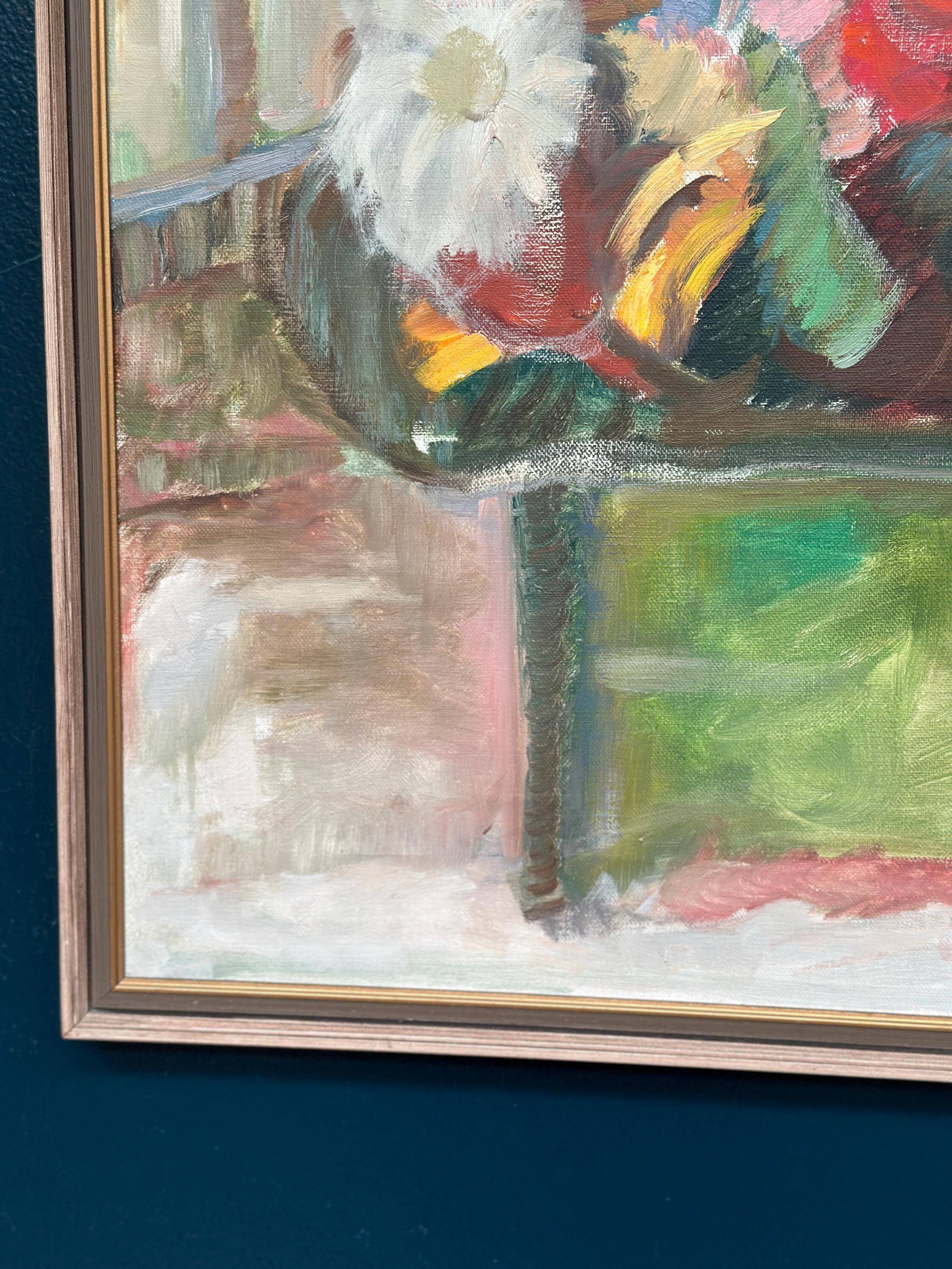 Original European Oil On Canvas – “Still Life” By Ante Gerhard
