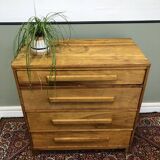 Vintage solid wood chest of drawers