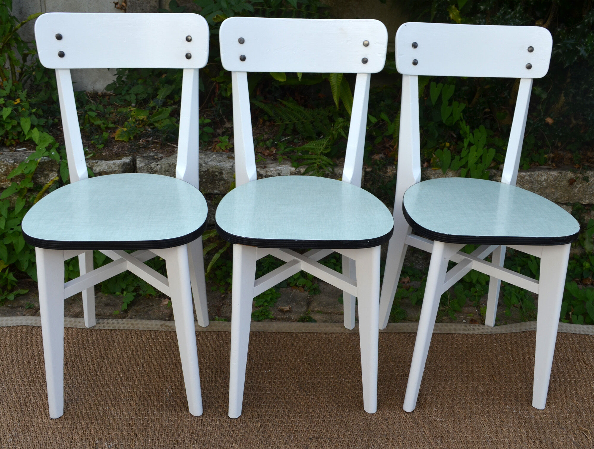 Six vintage chairs