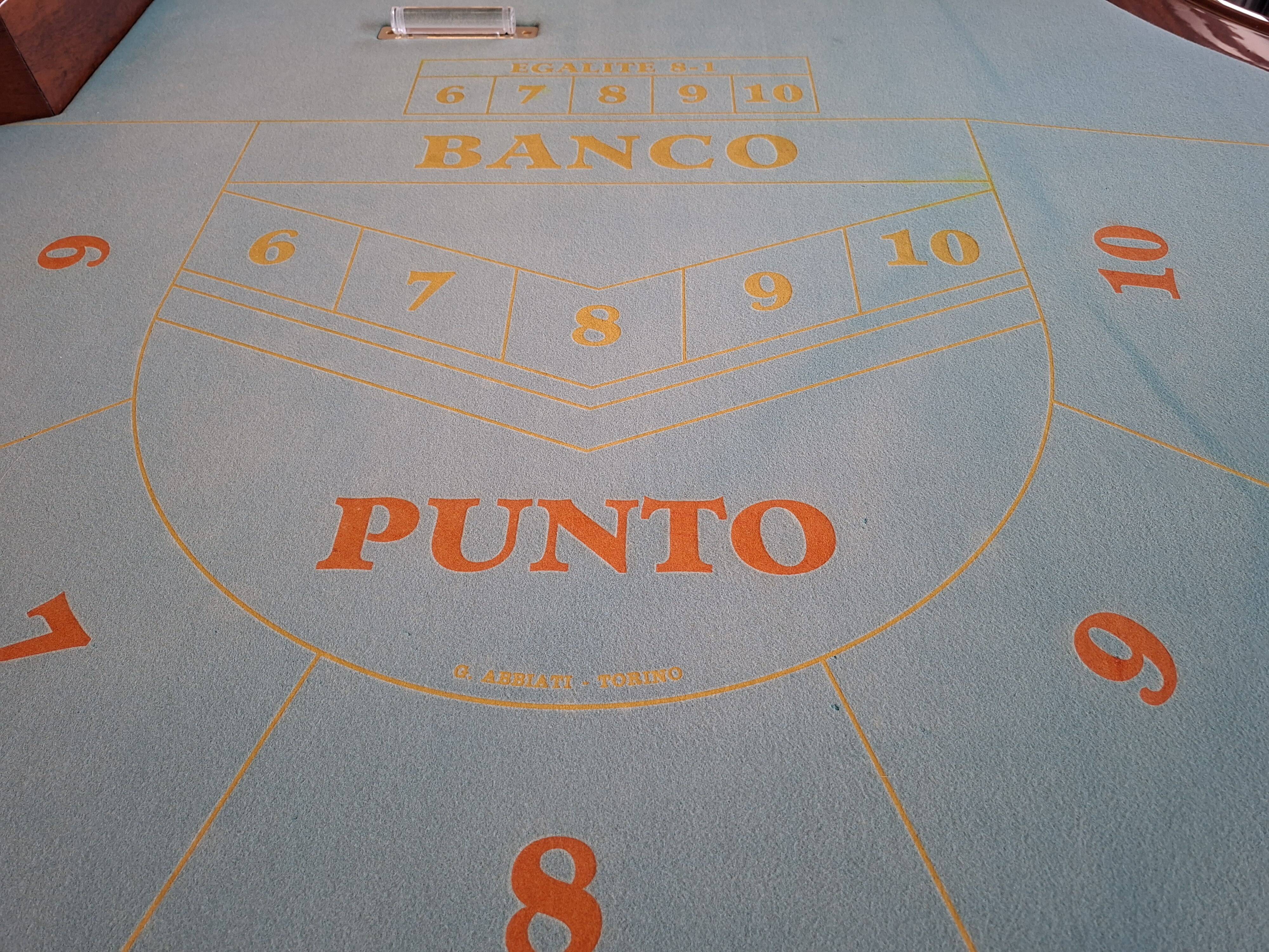 Tavolo da Gioco Originale "Punto Banco" - Ex Casinò di Venezia (Anni '80)