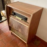 Meuble radio lecteur vinyles