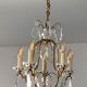 Lustre pampilles en cristal style Louis XVI, XXème