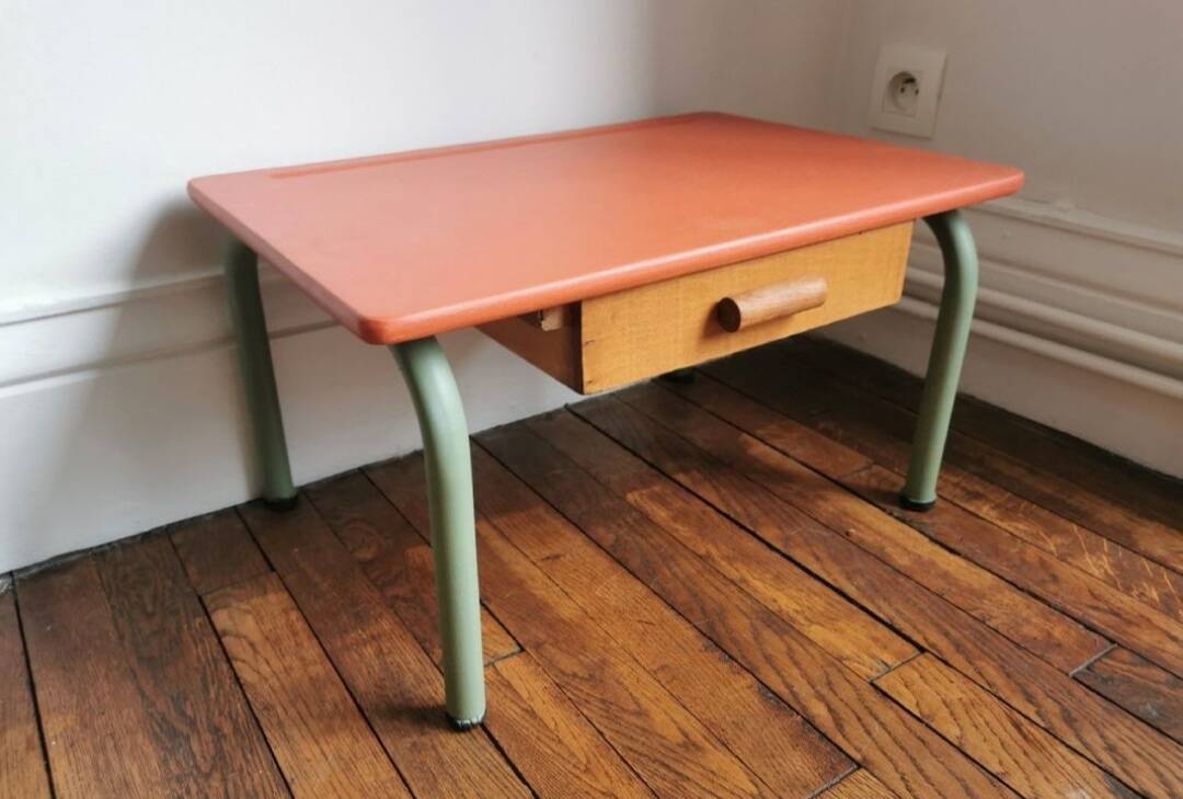 old school desk 3-6 years old Vintage bedside table
