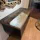 Commode 3 tiroirs décors chinois XX eme